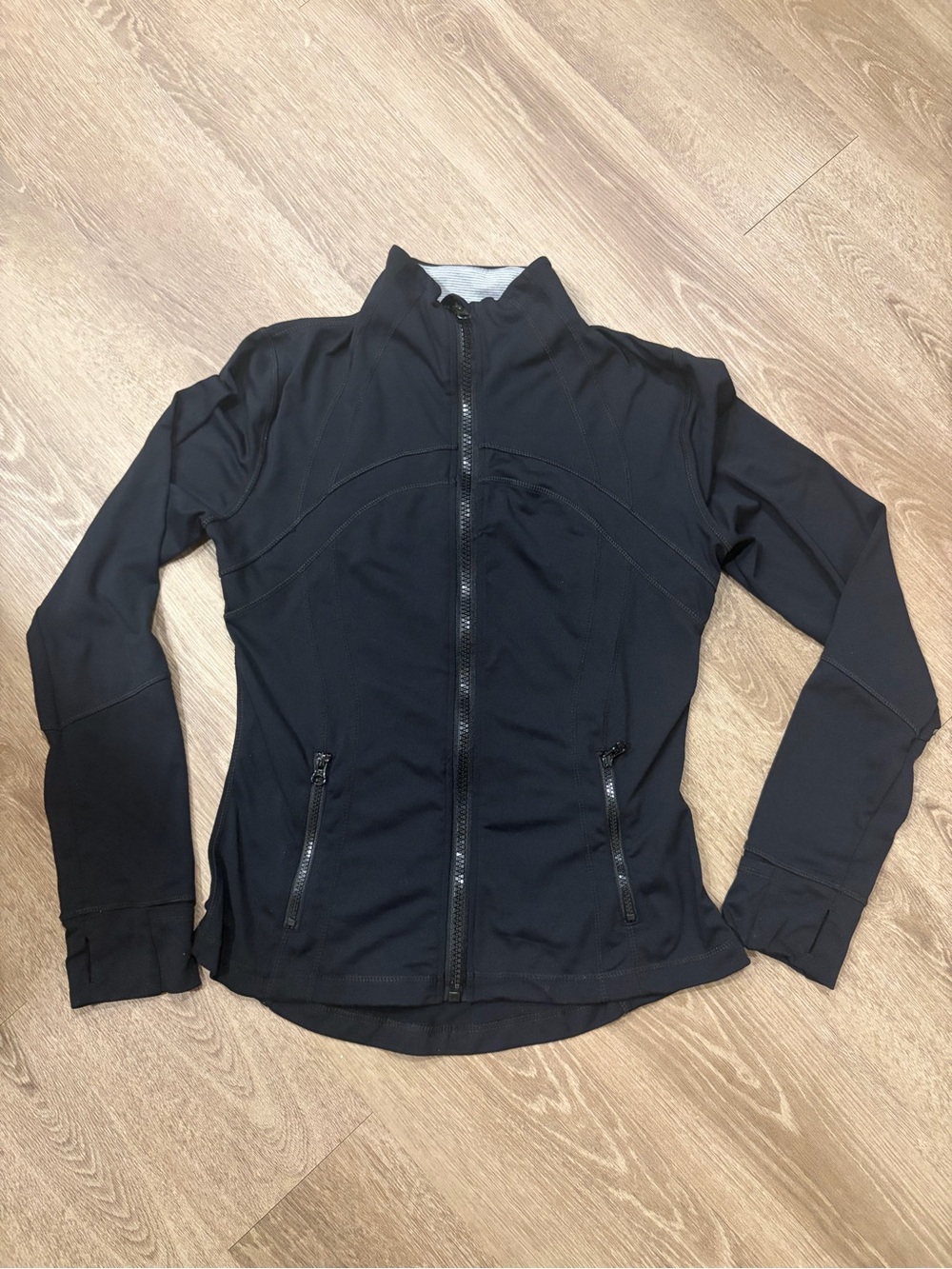 lululemon athletica Black Full-Zip Athletic Jacket
